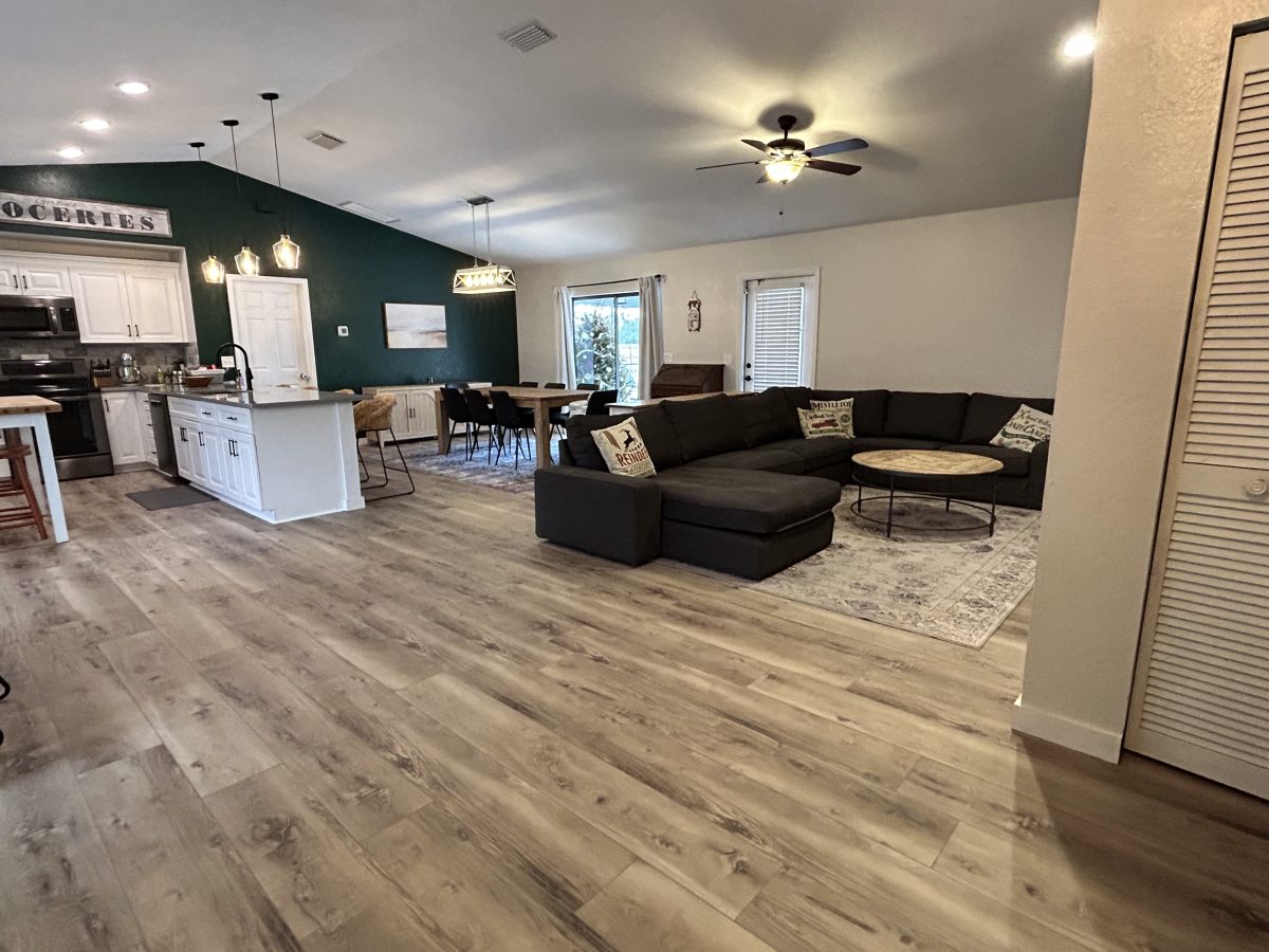 Luxury Vinyl Plank Flooring Grey Wood Look